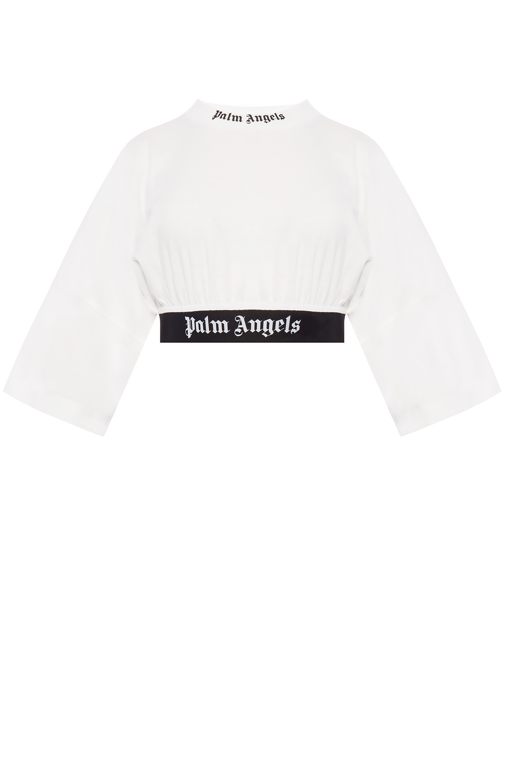 Palm Angels Lilac Glitter Crop Top main image 1